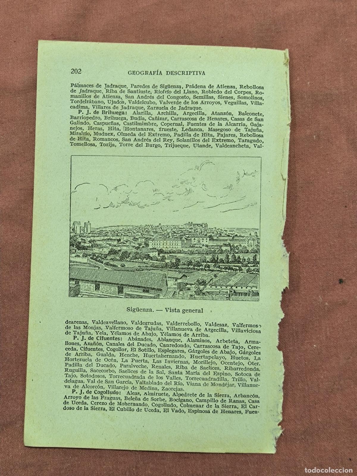 Colecionismo: Antiguo Grabado Sig&uuml;enza Vista General &ndash; Ilustraci&oacute;n Urbana de Coleccionismo