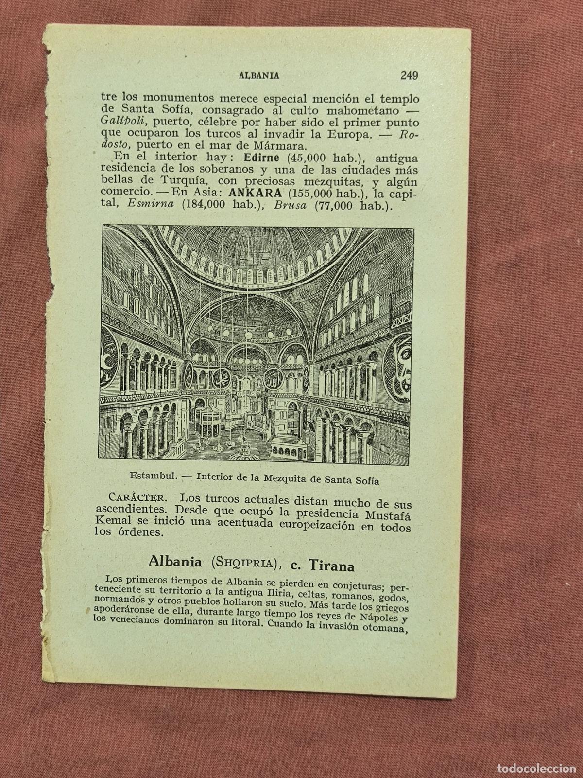 Colecionismo: Antiguo Grabado Estambul Santa Sof&iacute;a Interior &ndash; Ilustraci&oacute;n Monumental Coleccionismo