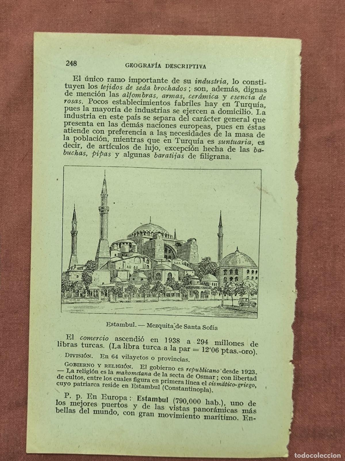 Colecionismo: Antiguo Grabado Estambul Mezquita Santa Sof&iacute;a &ndash; Vista Exterior Coleccionismo