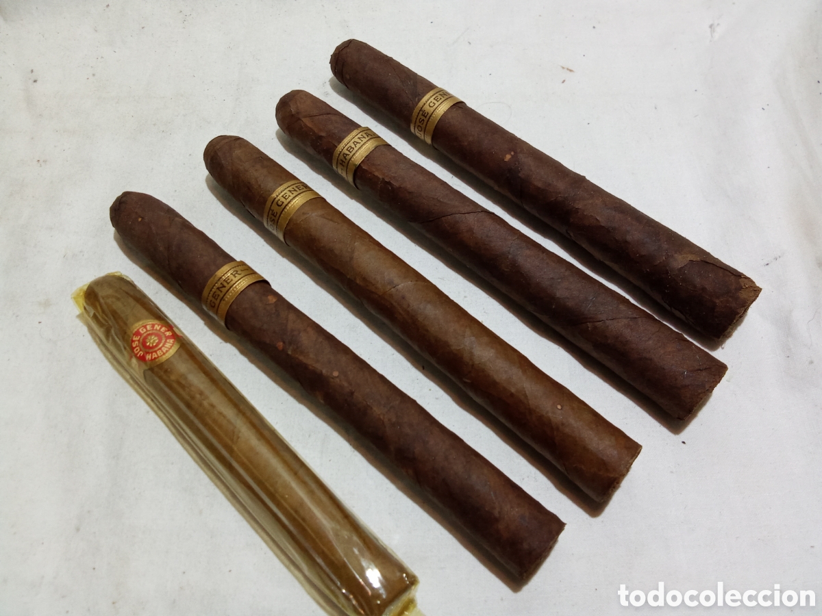 Coleccionismo: LOTE DE 5 PUROS HABANOS JOS&Eacute; GENER CUBA