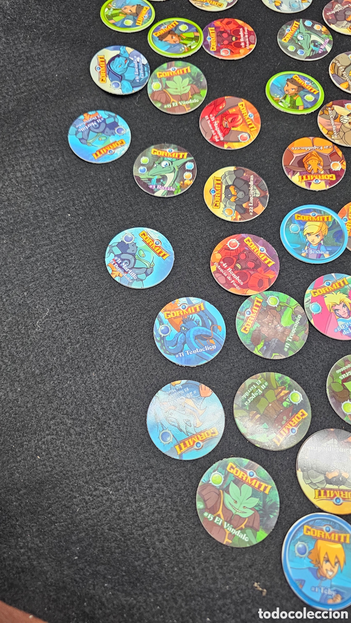 Coleccionismo: Lote de tazos de Gormiti - Foto 11