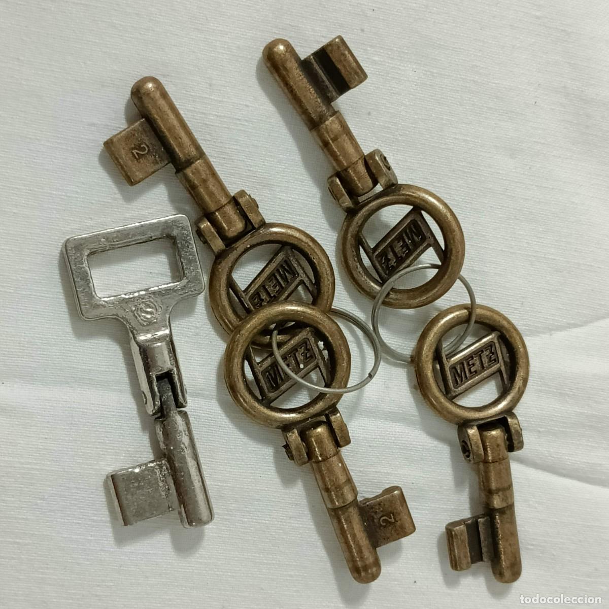 Coleccionismo: Antiguas y curiosas llaves articuladas - Foto 4