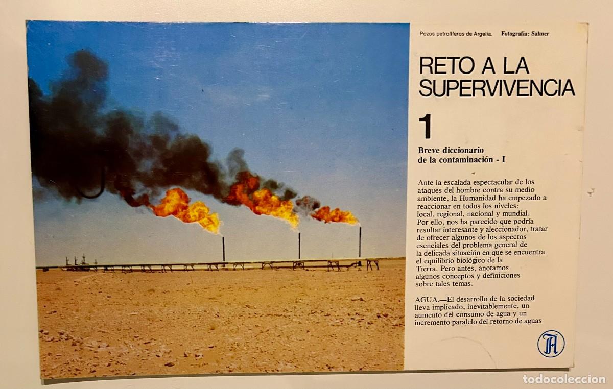 Collecting paper: POZOS PETROL&Iacute;FEROS ARGELIA - RETO A LA SUPERVIVENCIA #1 BREVE DICCIONARIO DE LA CONTAMINACI&Oacute;N 1 1974