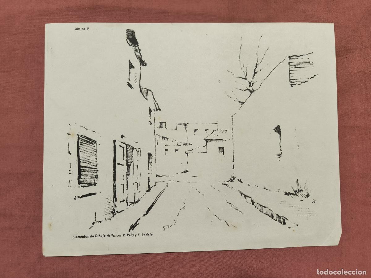 Colecionismo: L&aacute;mina Dibujo Art&iacute;stico Selg y Bofarull &ndash; Calle en Perspectiva Coleccionismo