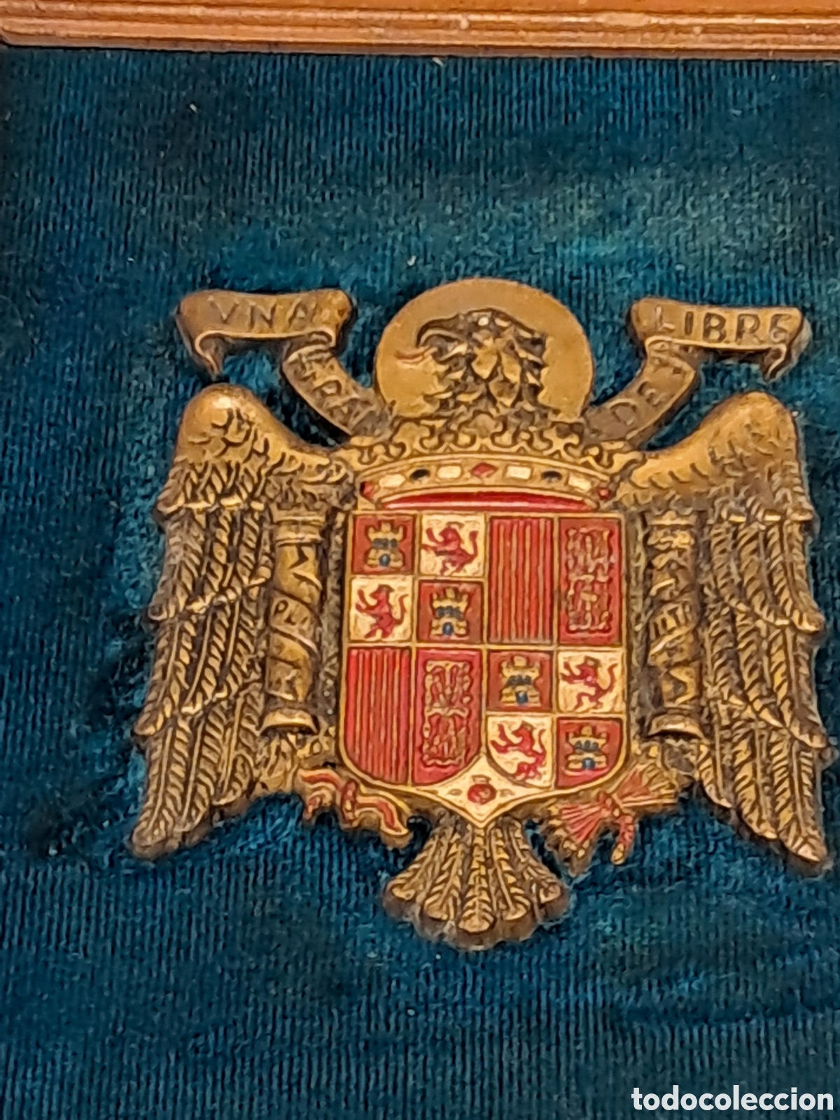 Colecionismo: CUADRO, AGUILA DE SAN JUAN. A&Ntilde;OS 40. HAY QUE RESTAURAR CUADRO.