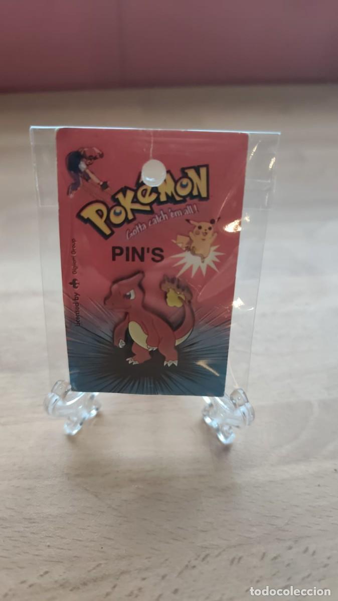 Coleccionismo: Pin Pok&eacute;mon Charmeleon Vintage Gigliotti Group 1998 embalaje original