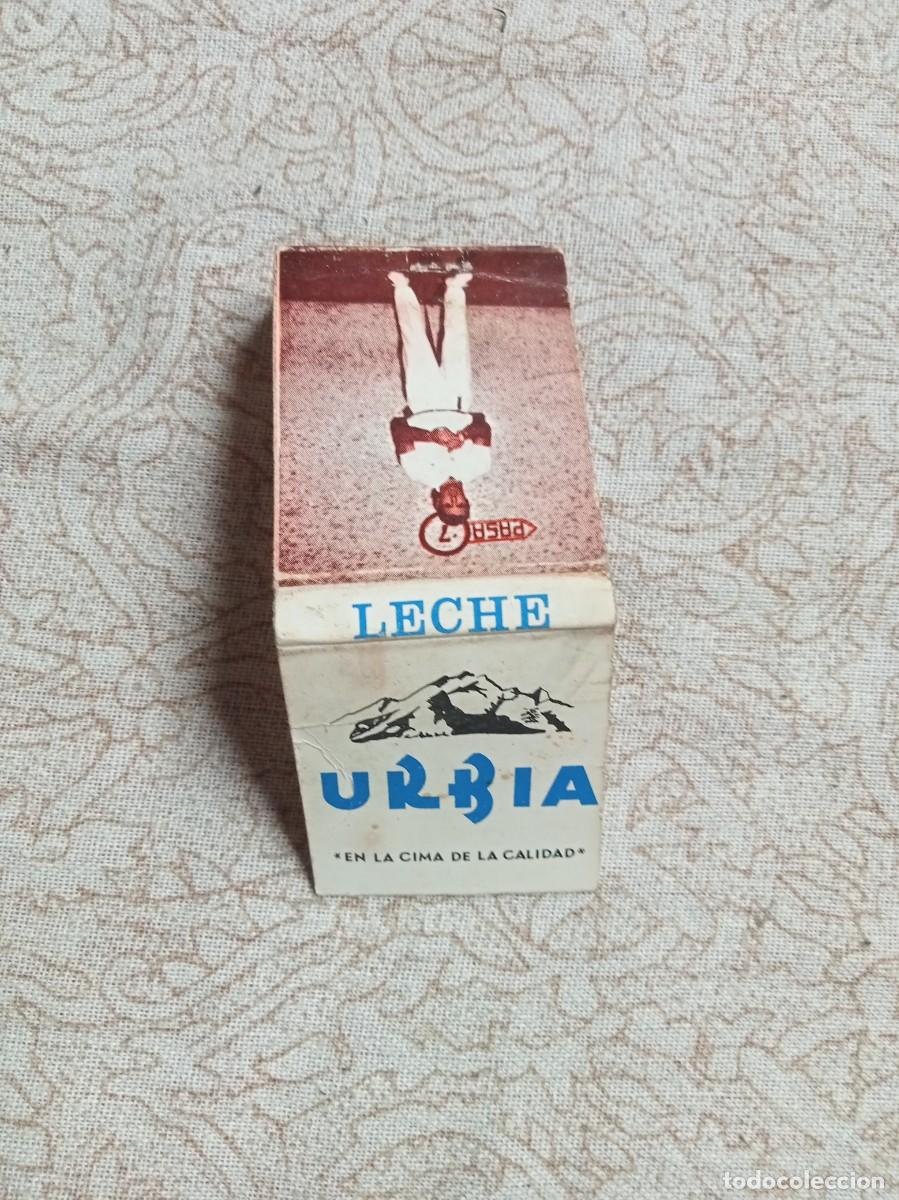 Coleccionismo: Caja cerillas f&oacute;sforos leche urbia central lechera alavesa ver fotos estado
