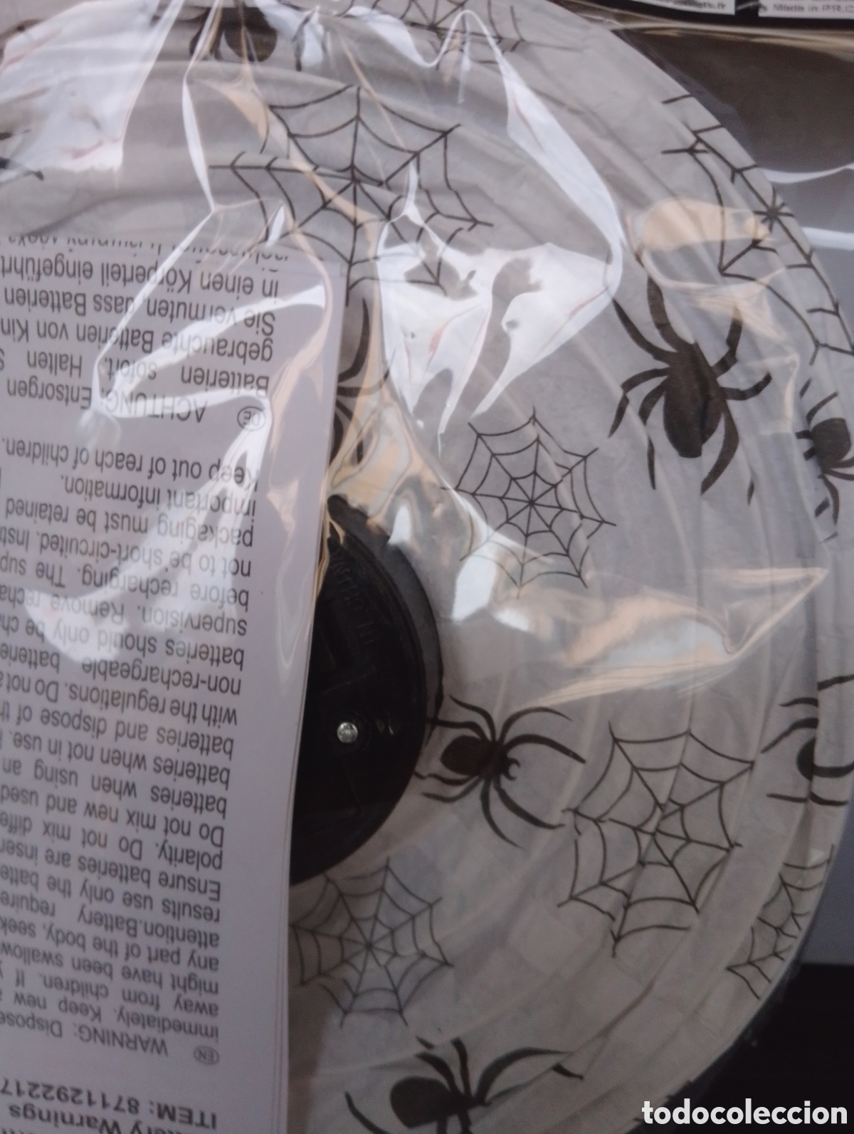 Coleccionismo: Halloween Farol Led Blanco Colgante - Foto 5