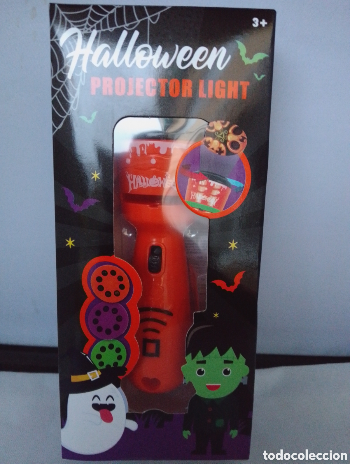 Coleccionismo: Halloween Proyector Naranja