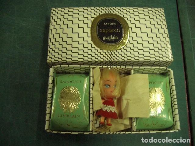Coleccionismo: Estuche de jabones perfumados de lujo vintage, Sapoceti