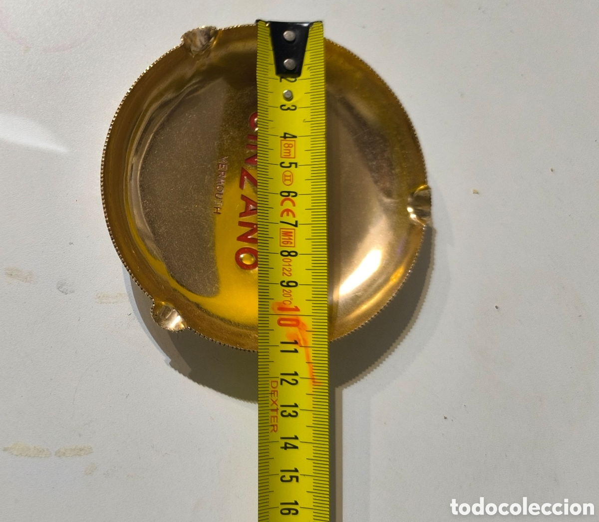 Coleccionismo: Antiguo cenicero de aluminio Cinzano - Foto 3