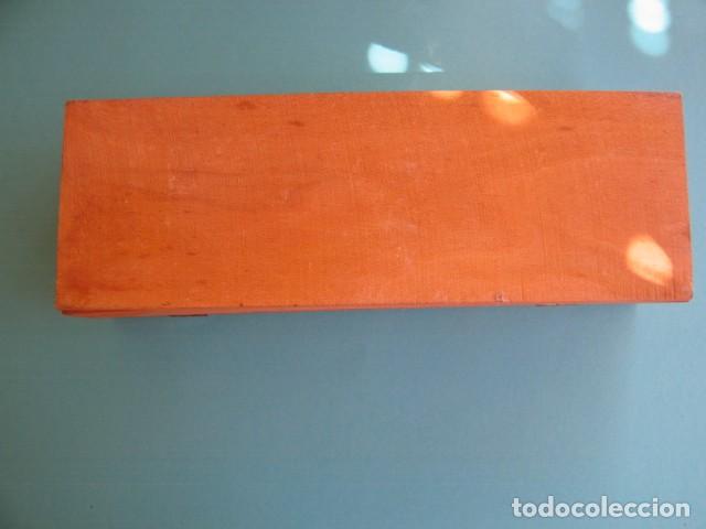 Coleccionismo: Estuche escolar madera antiguo 1940 - Foto 3