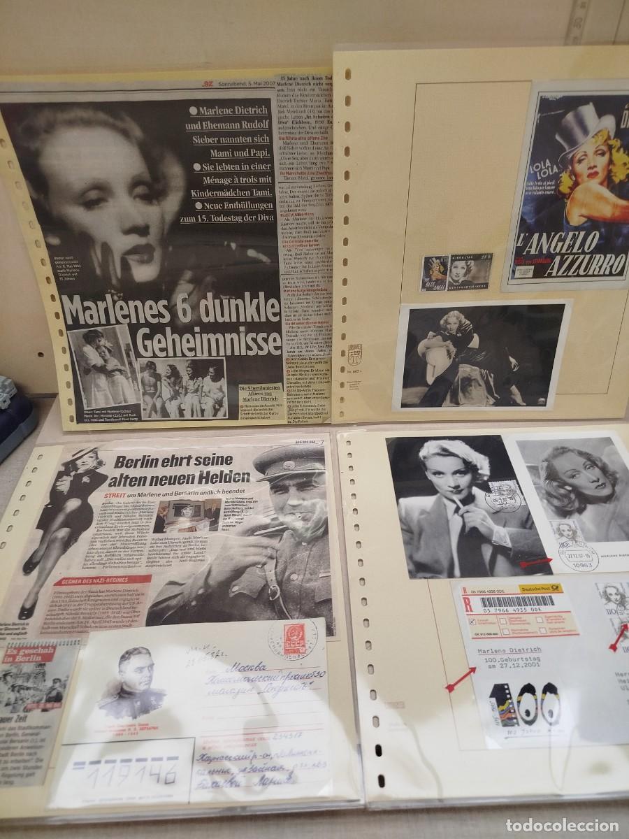 Coleccionismo: Colecci&oacute;n fichero Marlene dietrich