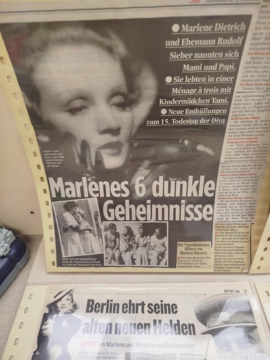 Coleccionismo: Colecci&oacute;n fichero Marlene dietrich - Foto 2