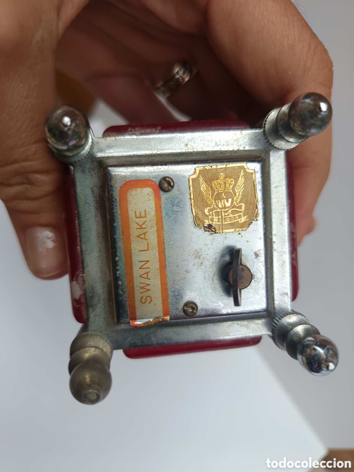Coleccionismo: Mechero caja musical antiguo - Foto 7
