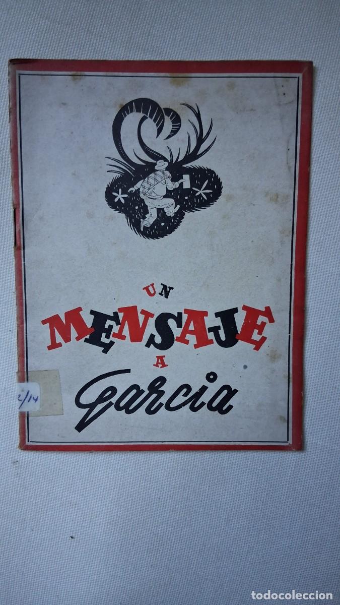 Coleccionismo: UN MENSAJE A GARC&Iacute;A (PARA UN EJEMPLO DE LA JUVENTU ESPA&Ntilde;OLA 1943)