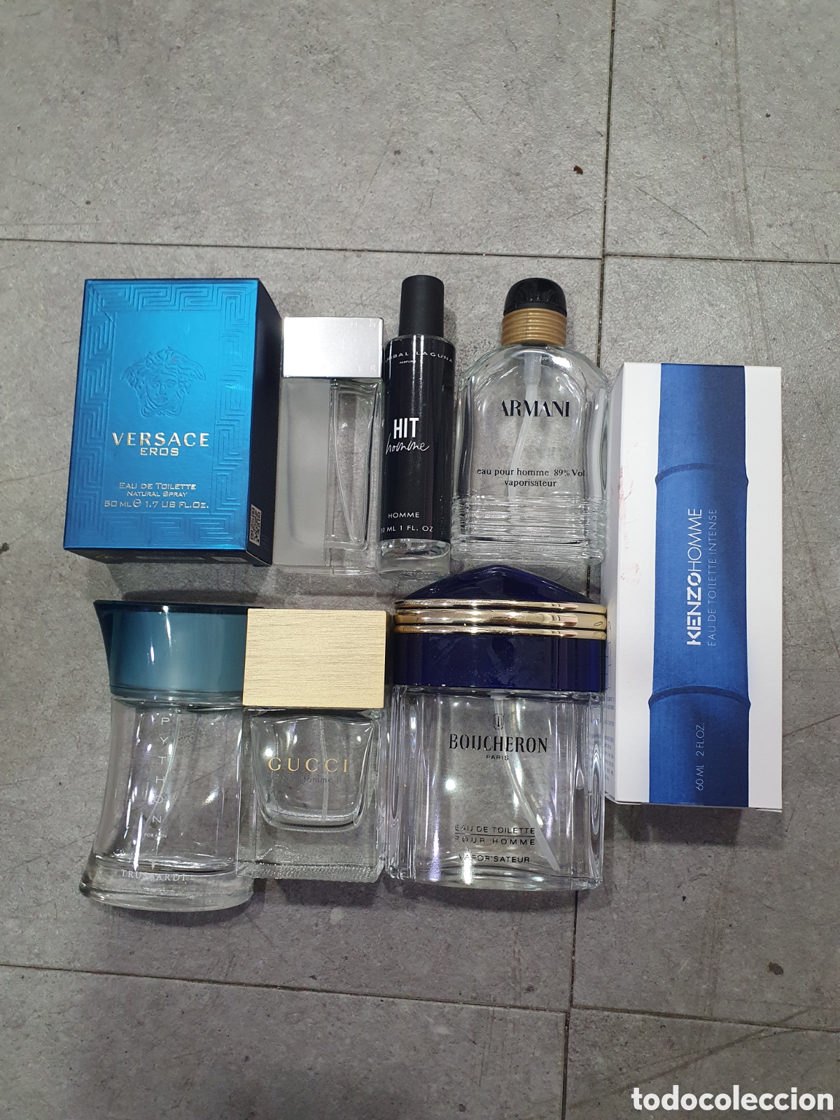 Coleccionismo: Lote de frascos de perfume vac&iacute;os varias marcas. Ver fotos. (L90)