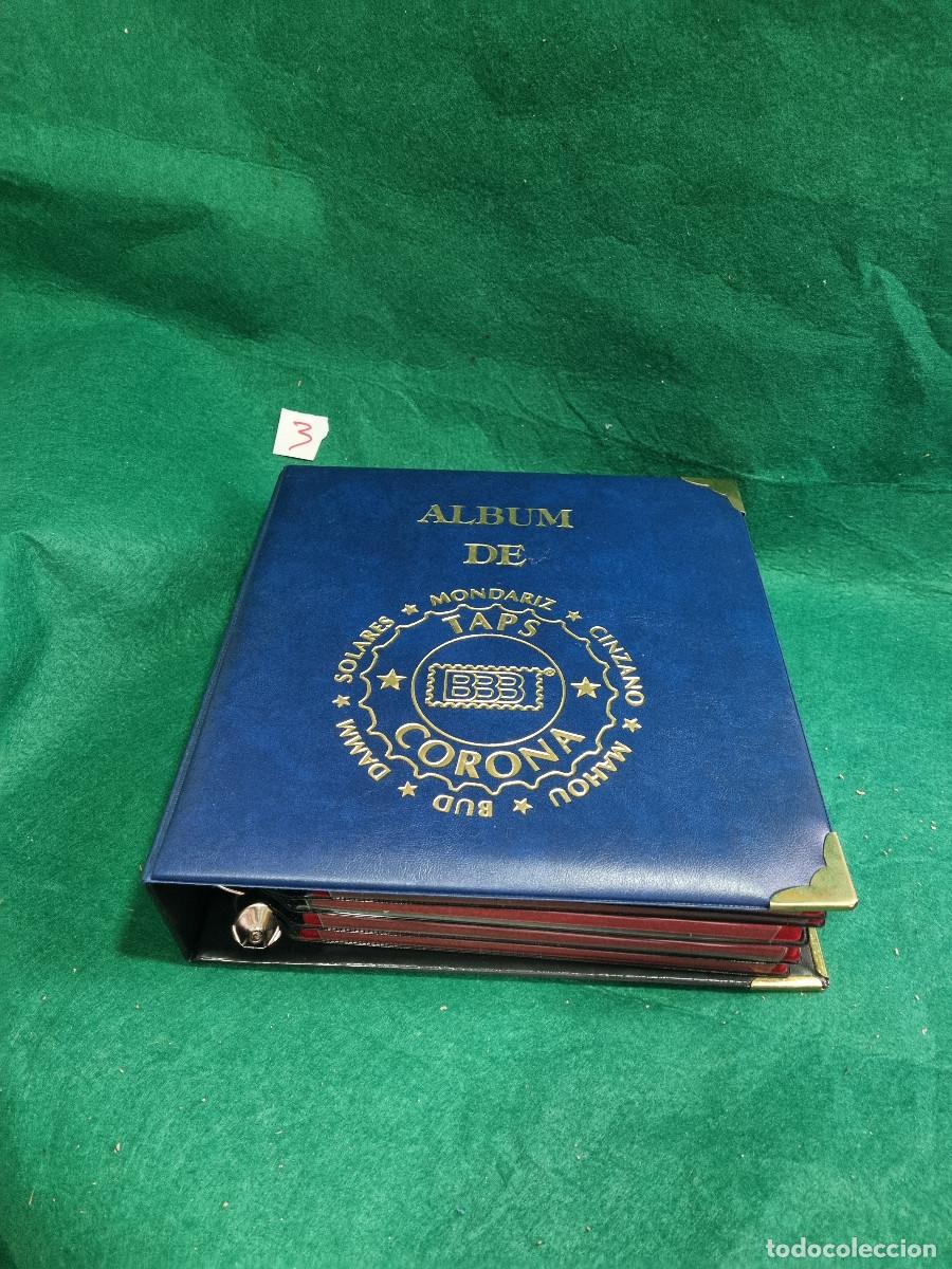 Coleccionismo: ALBUM BBB PLACAS/CORONAS/CAPS/CHAPAS/TAPPI/KRONKORK CON 5 HOJAS. N&ordm; 3