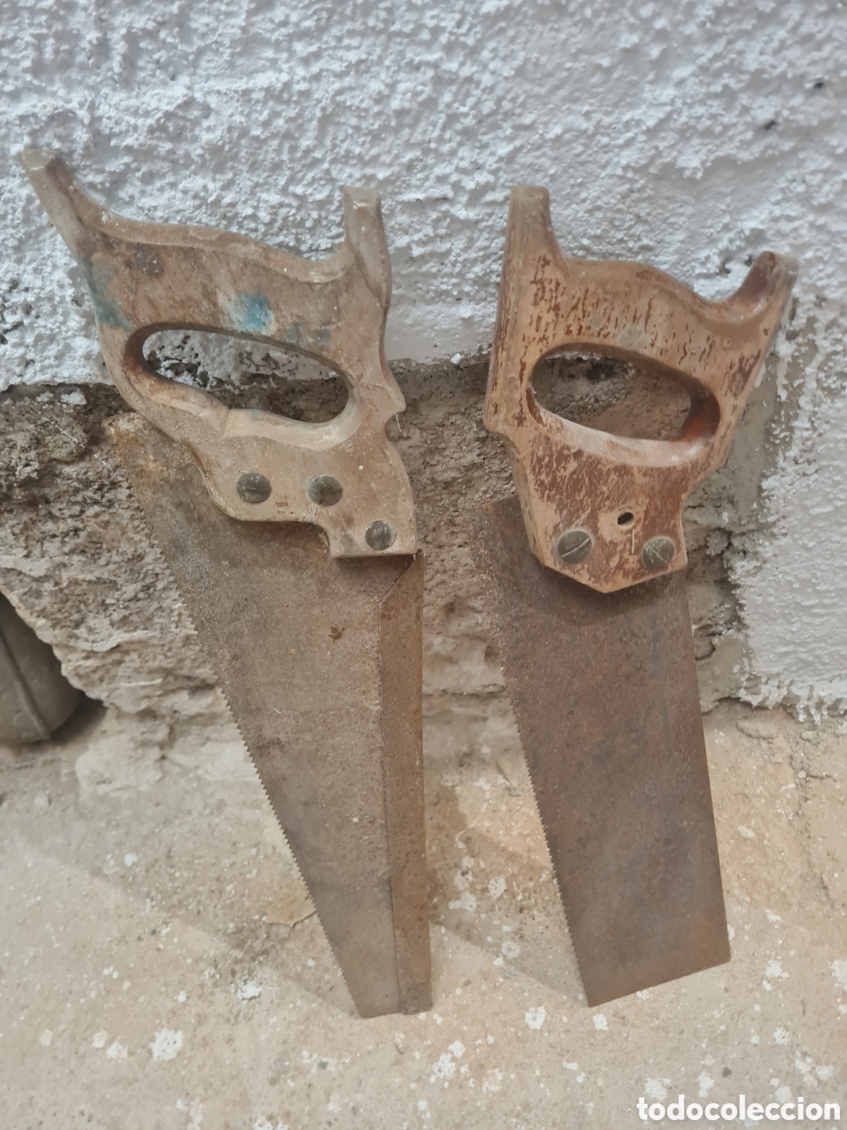 Coleccionismo: 2 sierras de carpintero - Foto 2
