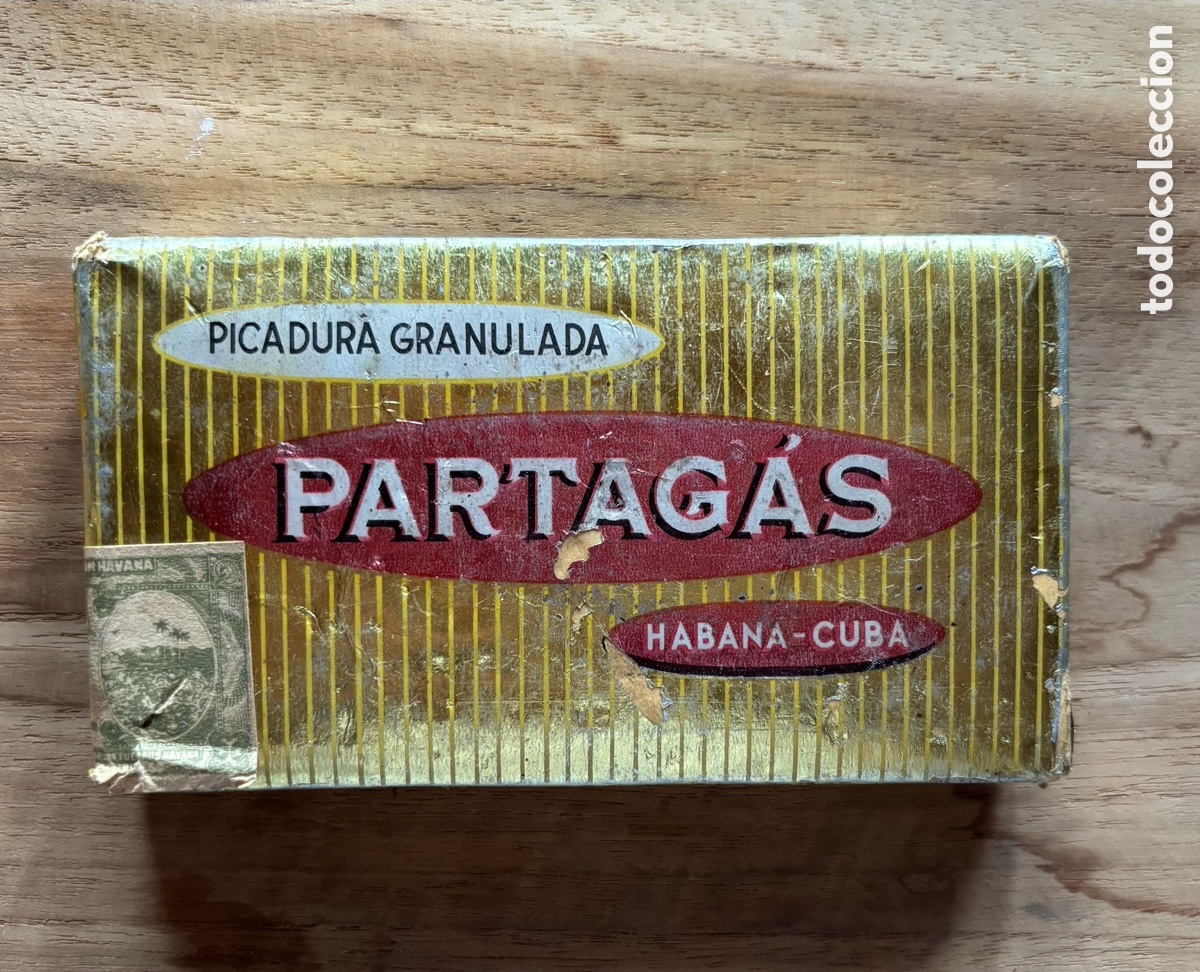 Coleccionismo: Antigua Caja de Puros Partag&aacute;s &ndash; Habana, Cuba | Coleccionismo