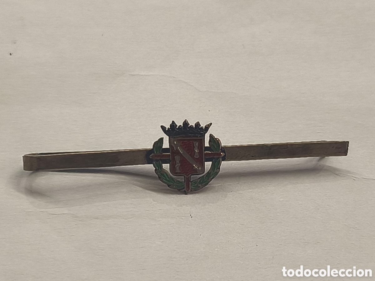 Coleccionismo: PISACORBATAS PLATA ESMALTADA NACIONAL FRANCISCO FRANCO