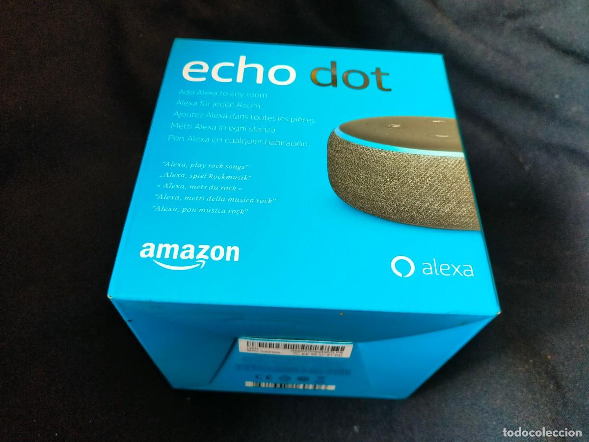Coleccionismo: ALEXA. AMAZON. ECHO DOT. NO ESTRENADO. FALTAR&Iacute;A CABLEADO. PROCEDENCIA: SUBASTA LOTE HERENCIA. VER F