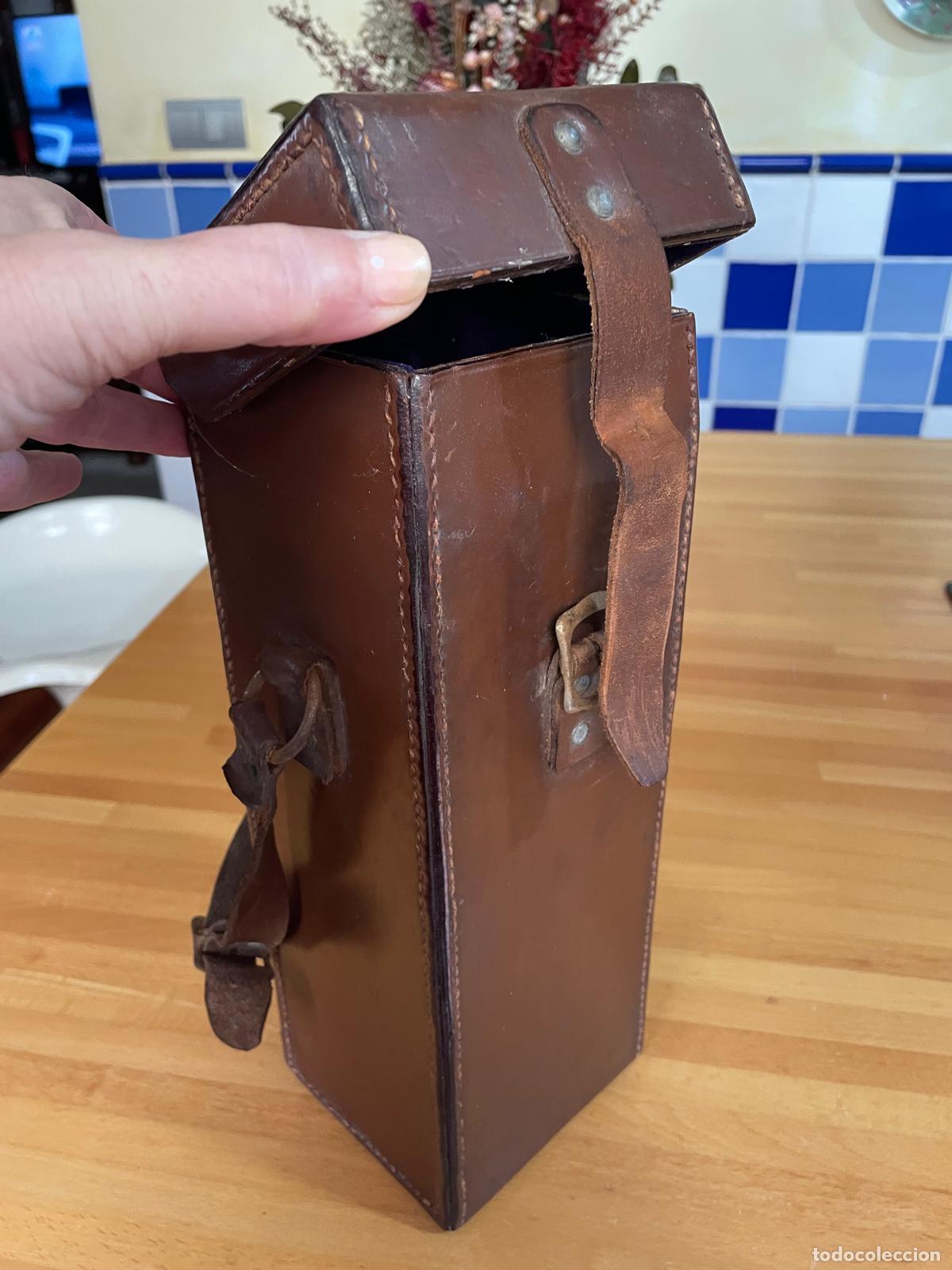 Coleccionismo: CAJA CUERO CON TERCIOPELO - Foto 5