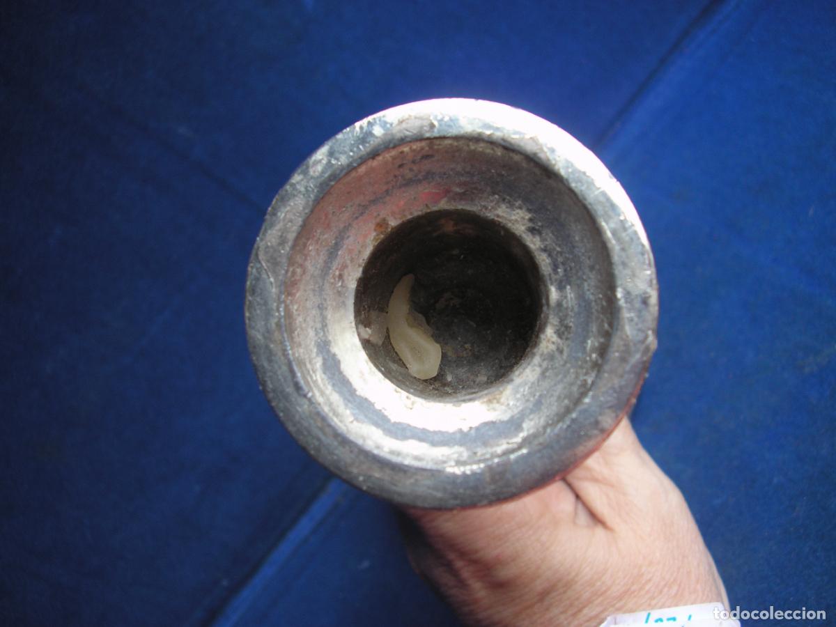 Coleccionismo: CANDELABRO METAL PLATEADO - Foto 3