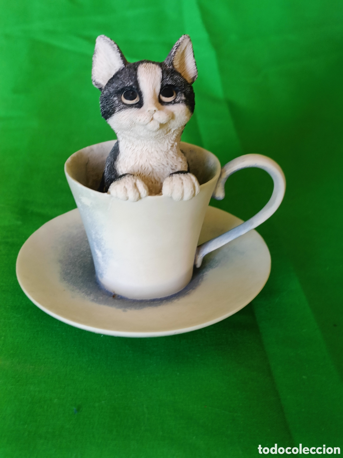 Coleccionismo: Leonardo ceramic cat in cup