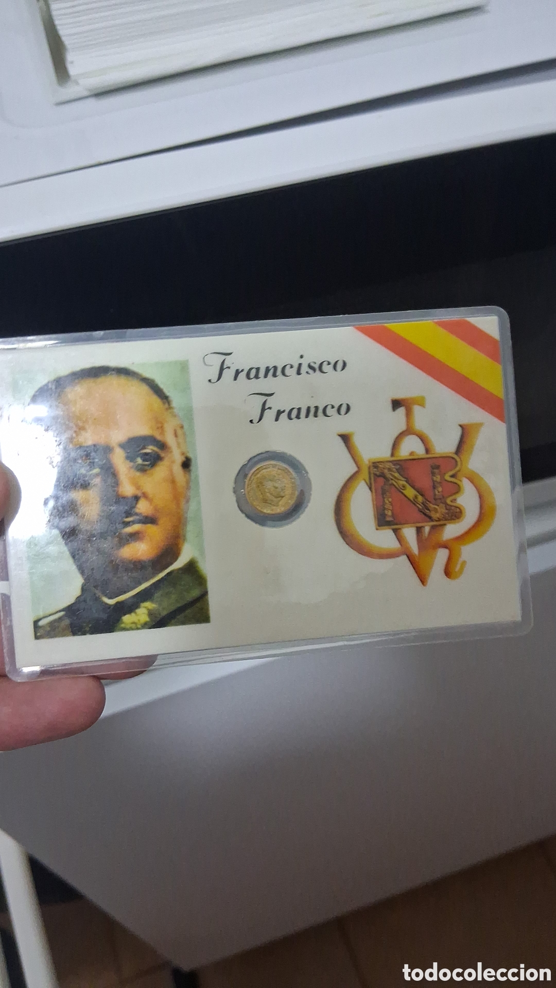 Coleccionismo: Carnet Francisco Franco - Foto 2