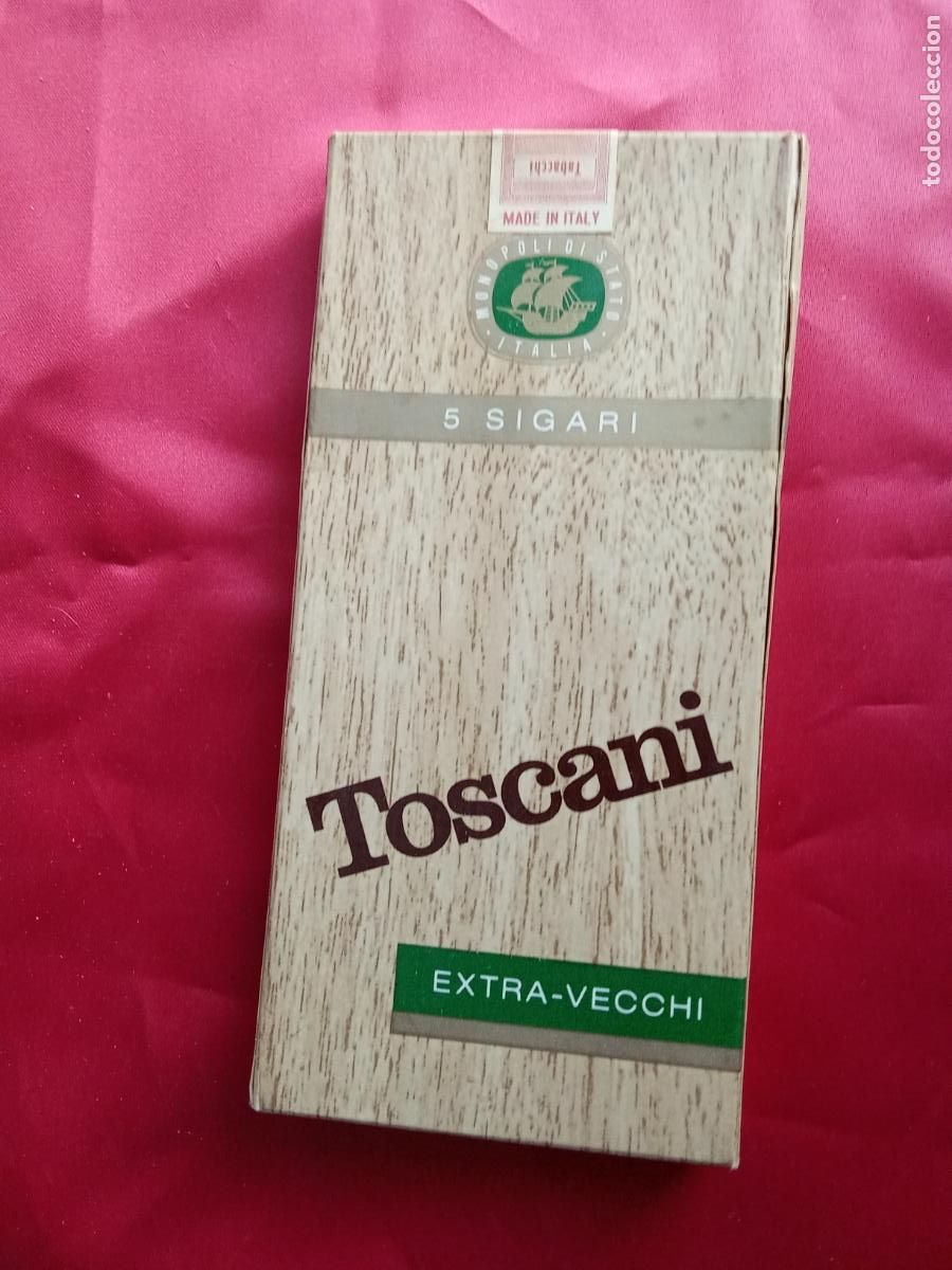 Coleccionismo: Caja de puros Toscani made in italy, sin abrir. Caja Tabaco
