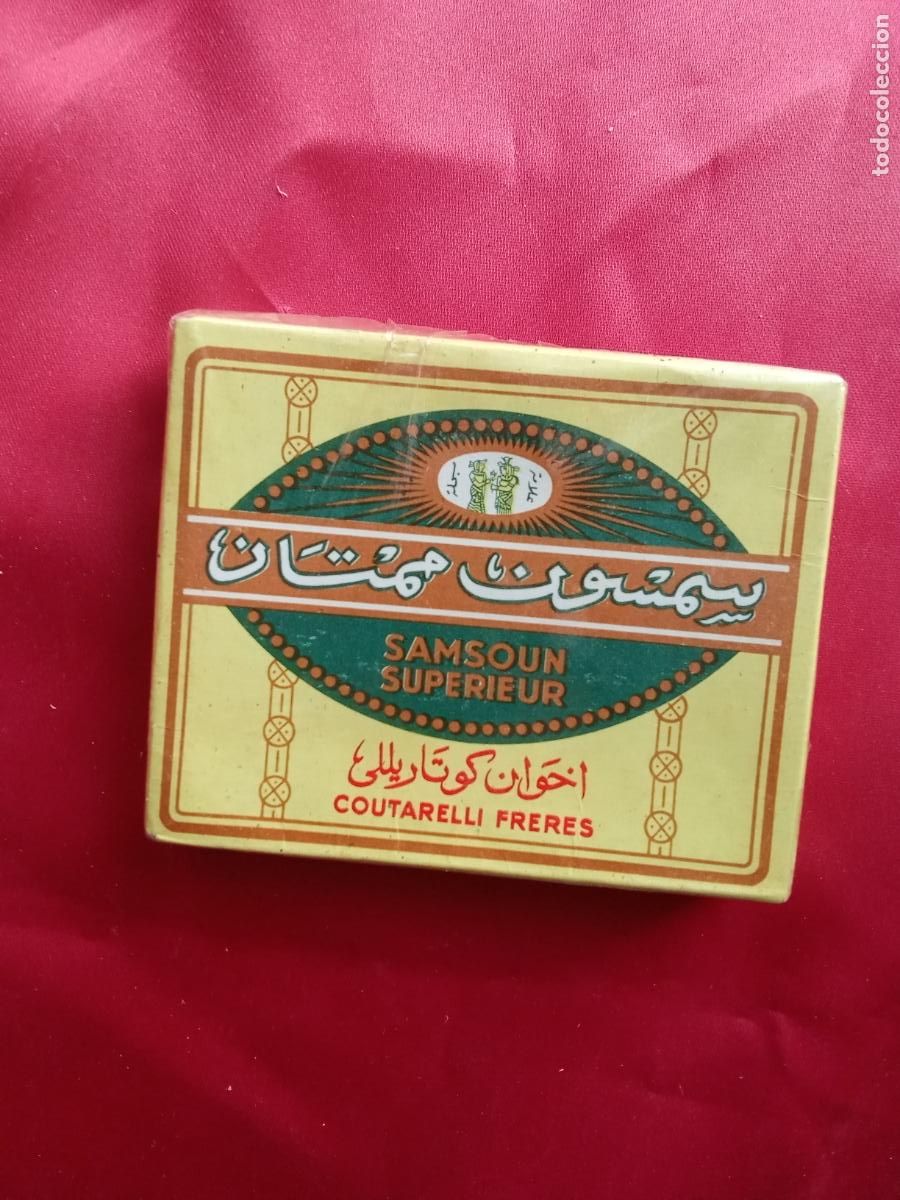 Coleccionismo: Paquete tabaco Samsoun superior coutarelli freres. Caja tabaco