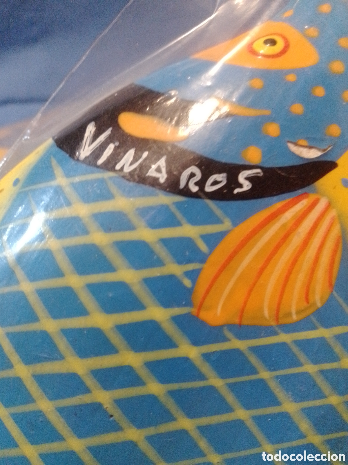 Coleccionismo: 2 figuras de peces de madera - Foto 6