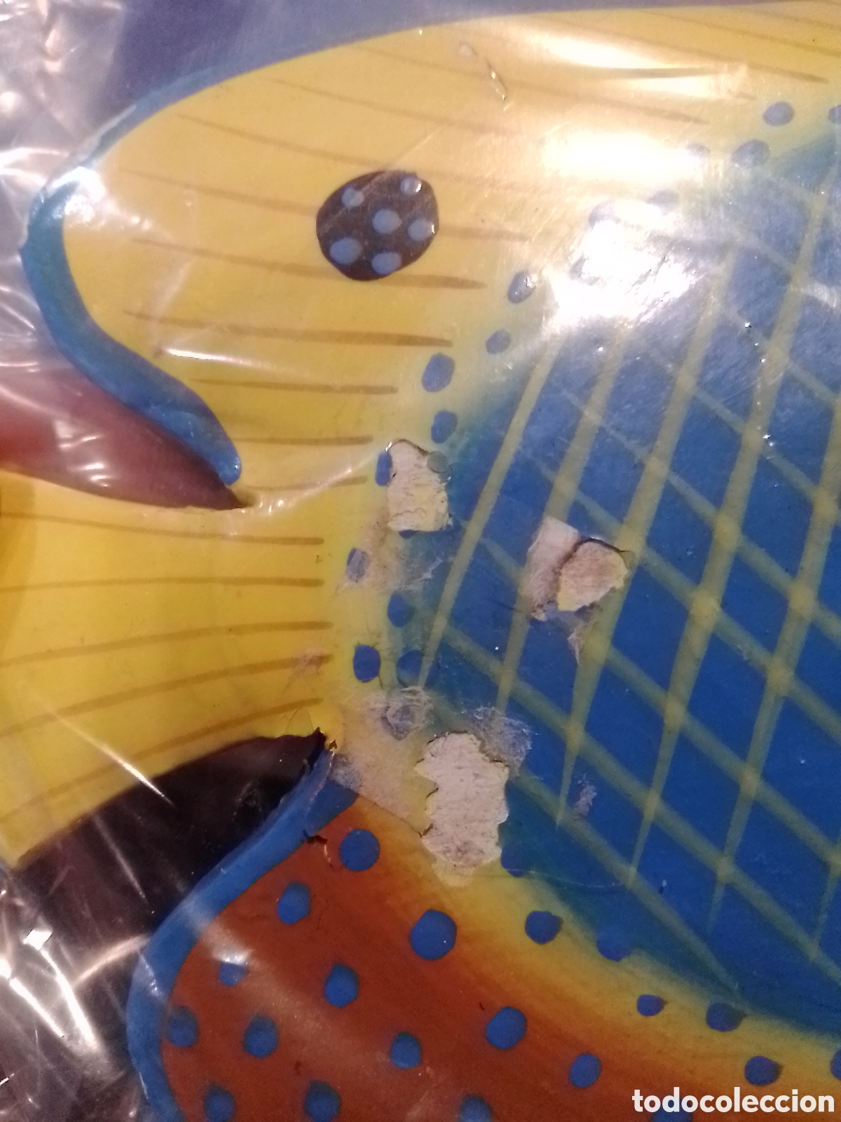 Coleccionismo: 2 figuras de peces de madera - Foto 8
