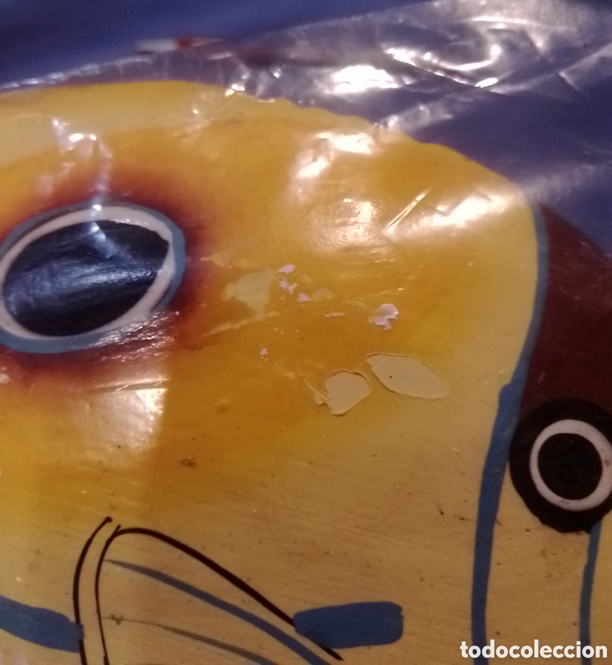 Coleccionismo: Figura de pescado de madera - Foto 4
