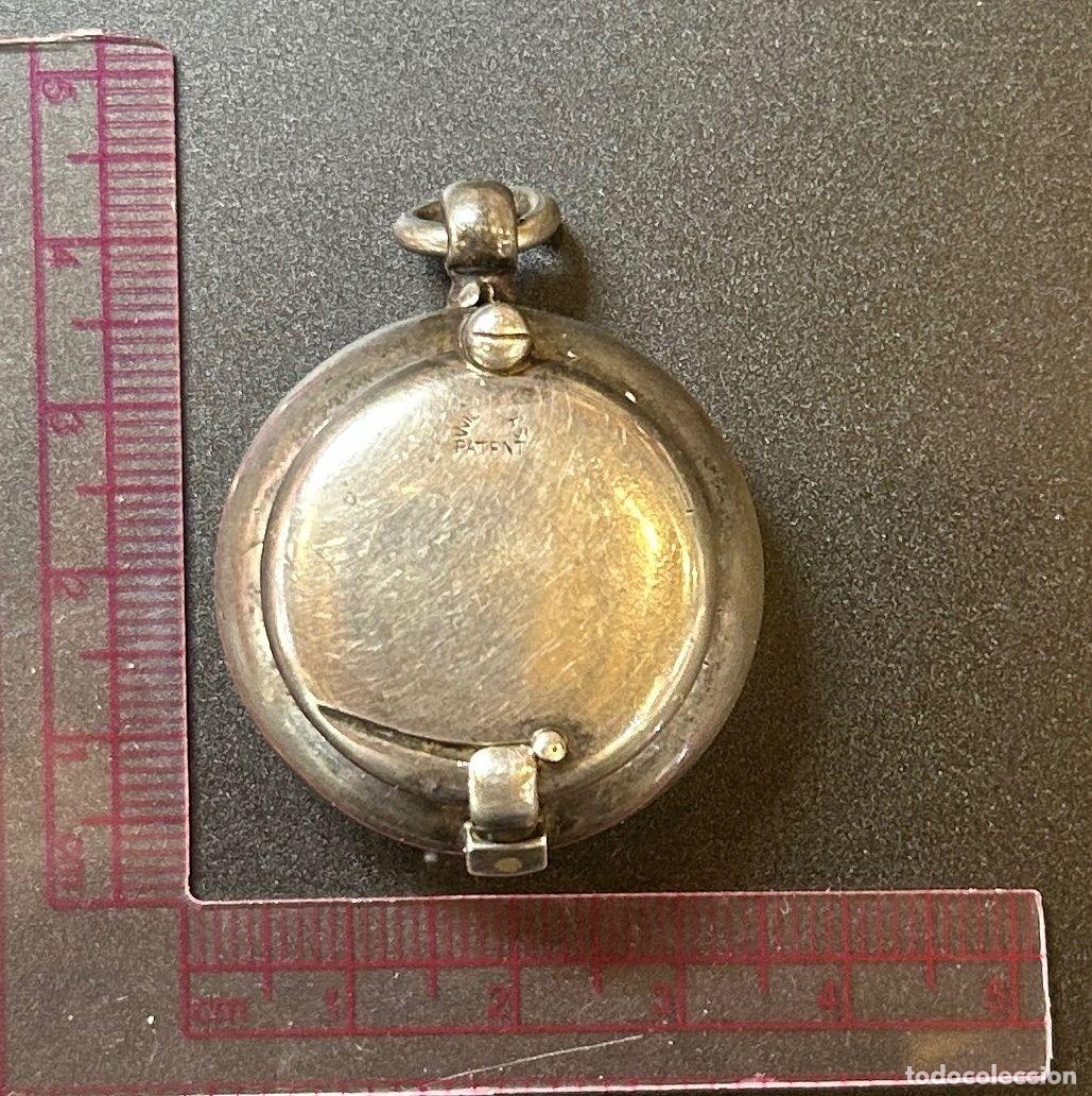 Coleccionismo: CREXP738 RARO ESTUCHE SOVEREIGN DE LA EPOCA EDUARDINA DE FORMA CIRCULAR, CON TAPA ABTIBLE ASEGURADO