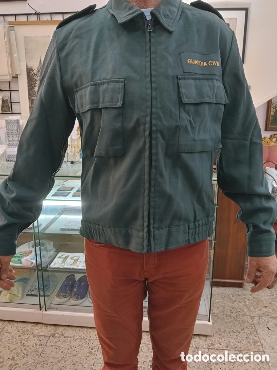 Coleccionismo: Cazadora / Chaqueta verde original Guardia Civil / Militaria espa&ntilde;ola