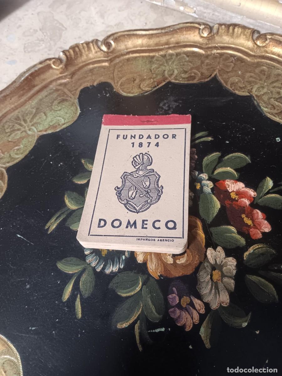 Coleccionismo: libreta de notas vintage publicitaria de la emblem&aacute;tica marca de brandy Fundador y las bodegas Pedro