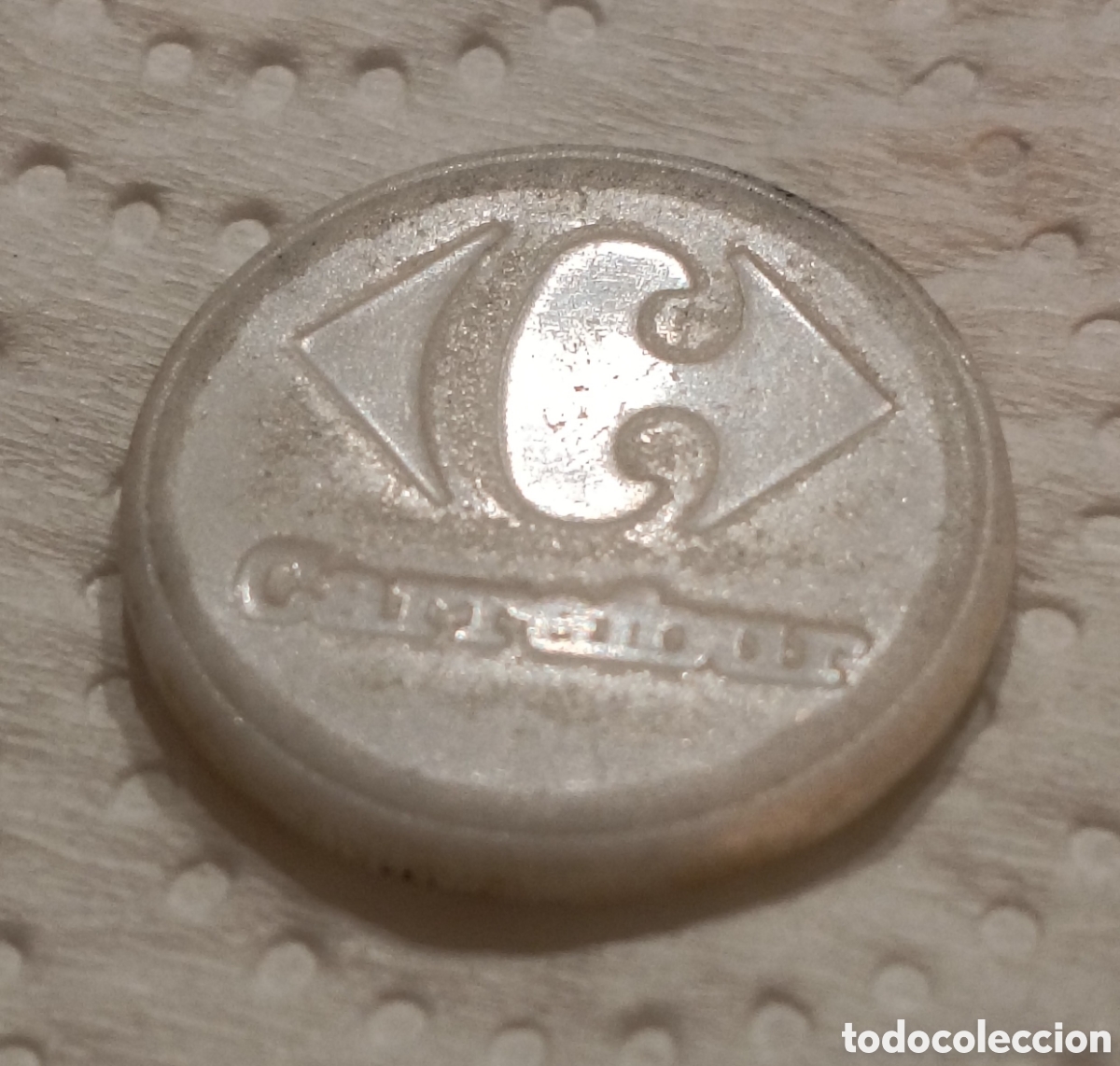 Coleccionismo: *️⃣FICHA CARRO COMPRA SUPERMERCADO CARREFOUR-TOKEN-JET&Oacute;N