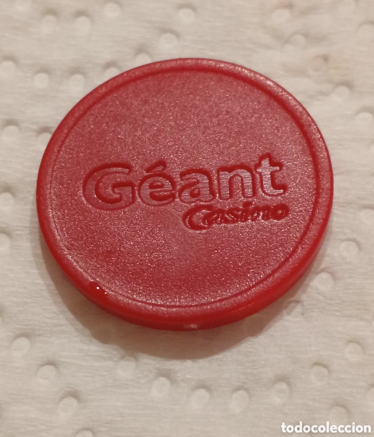 Coleccionismo: *️⃣FICHA CARRO/TAQUILLA G&Eacute;ANT CASINO - Foto 1