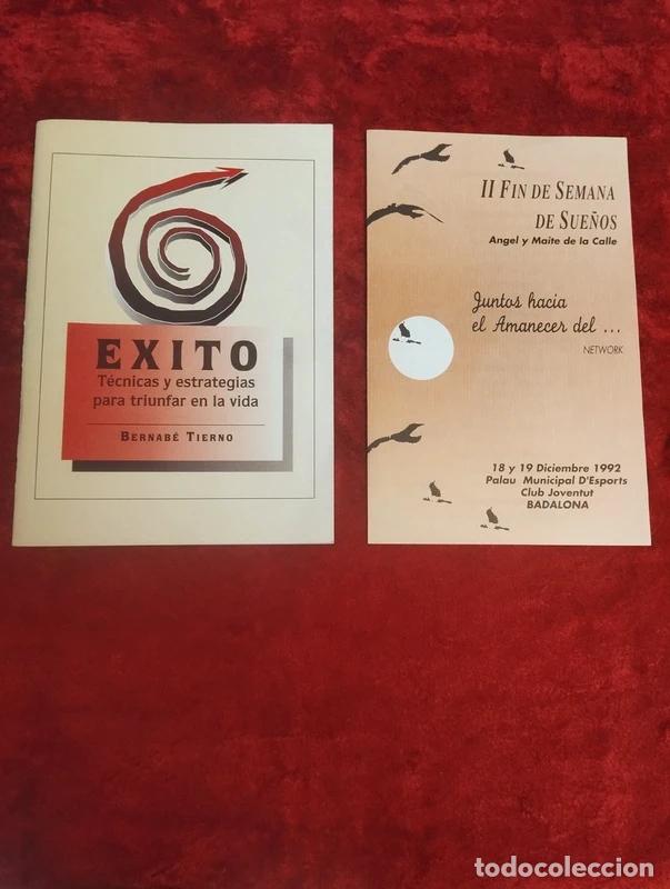 Coleccionismo: Lote Exclusivo Network 1992 Libro Exito (Bernab&eacute; Tierno +Programa oficial )Badalona &rdquo;Nuevo