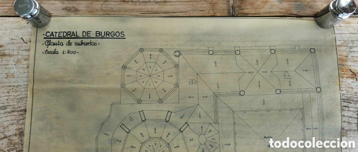 Coleccionismo: Catedral de Burgos. Plano - Foto 2