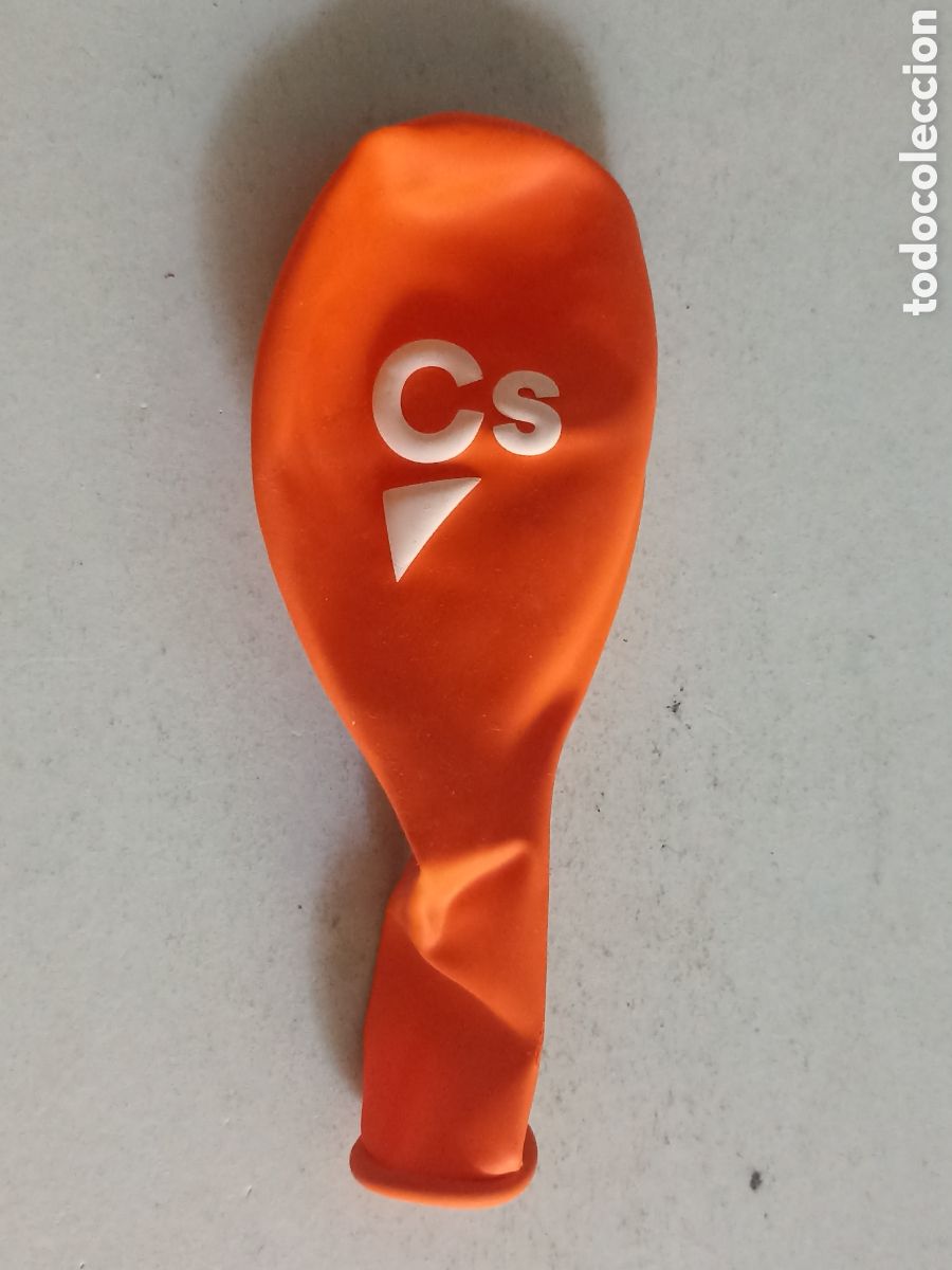 Coleccionismo: Globo promocional del partido pol&iacute;tico Ciudadanos