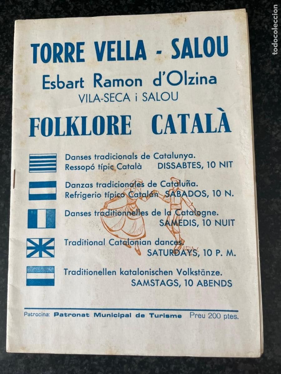 Coleccionismo: Torre Vella Salou Esbart Ram&oacute;n d' Olzina Vilaseca Salou Tarragona a&ntilde;os 80