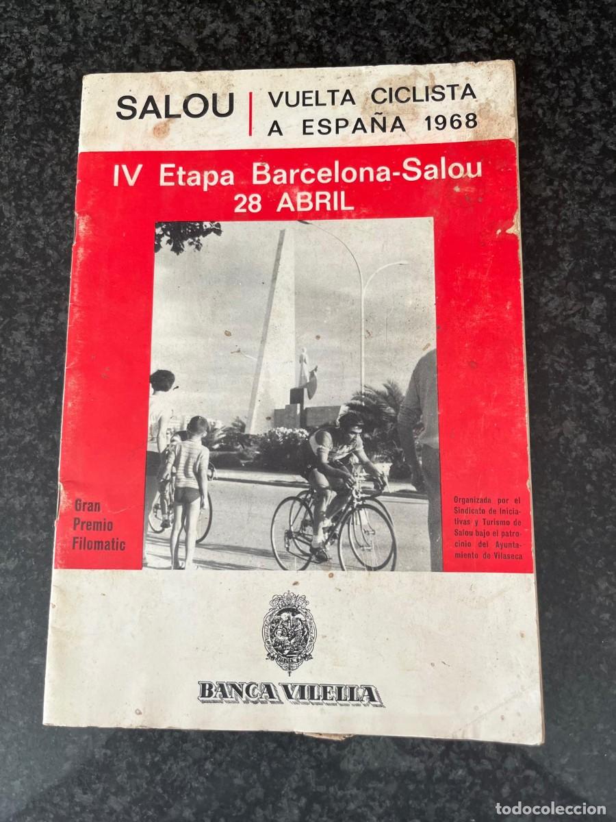 Coleccionismo: programa IV etapa Barcelona Salou 1968 vuelta ciclista a Espa&ntilde;a Salou Tarragona