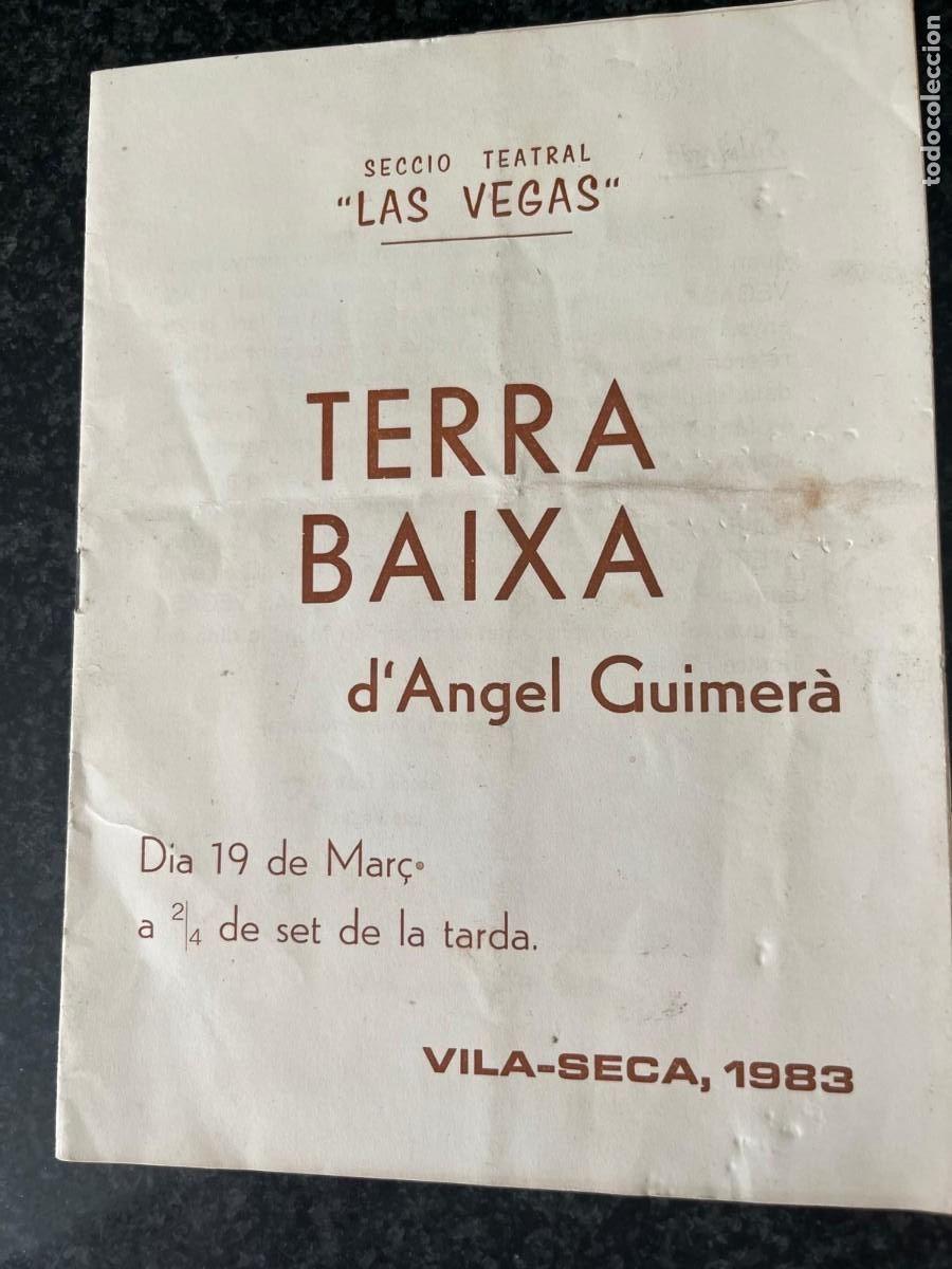 Coleccionismo: Terra Baixa d'Angel Guimera Vilaseca 1983
