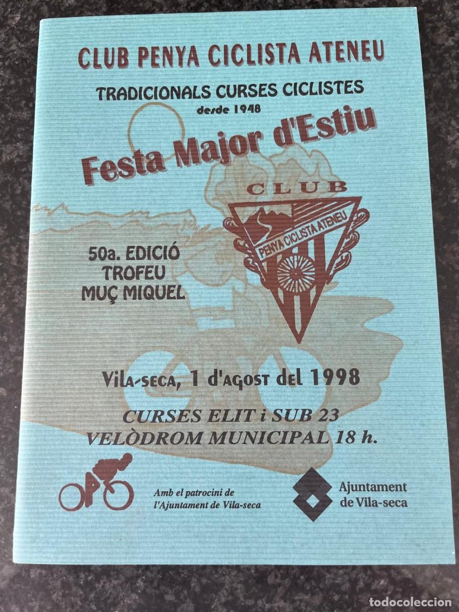 Coleccionismo: club penya ciclista ateneu Vilaseca Tarragona 1998