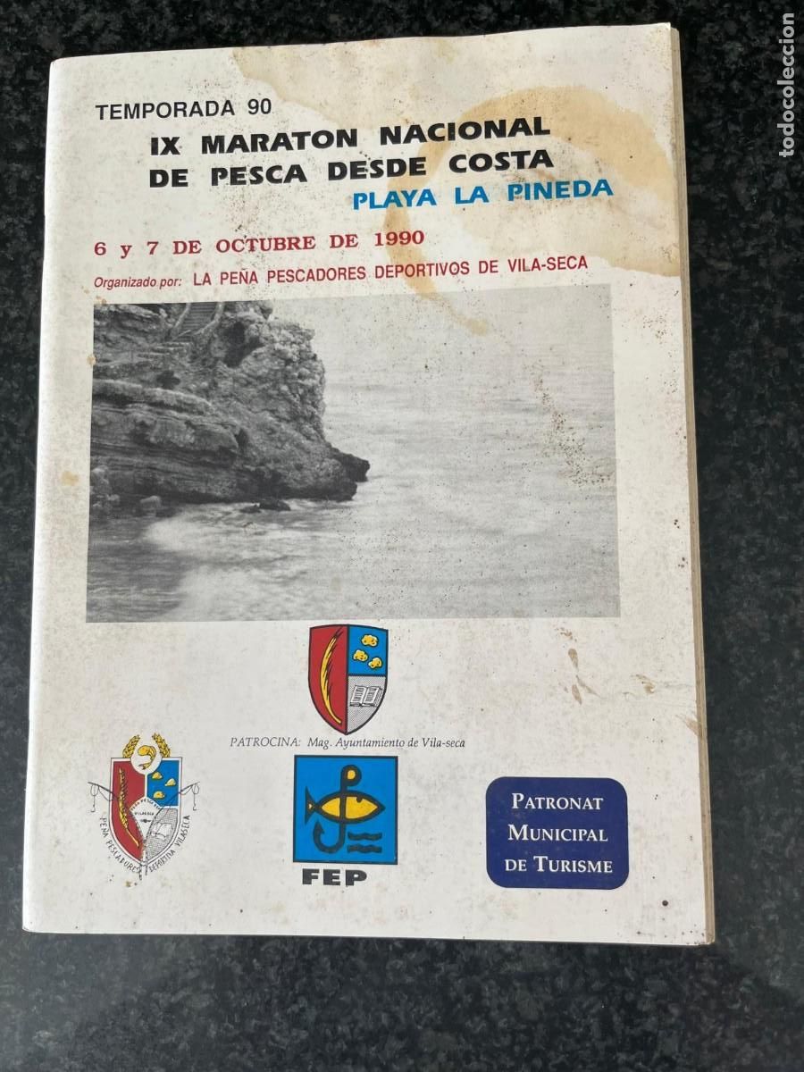 Coleccionismo: IX Maraton nacional de pesca playa Pineda 1990