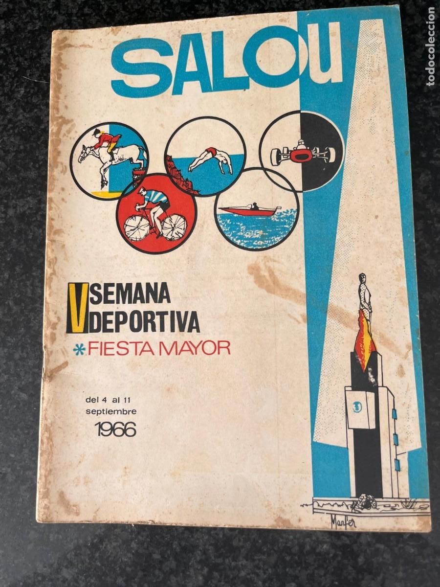Coleccionismo: V semana deportiva fiesta mayor Salou Tarragona 1966