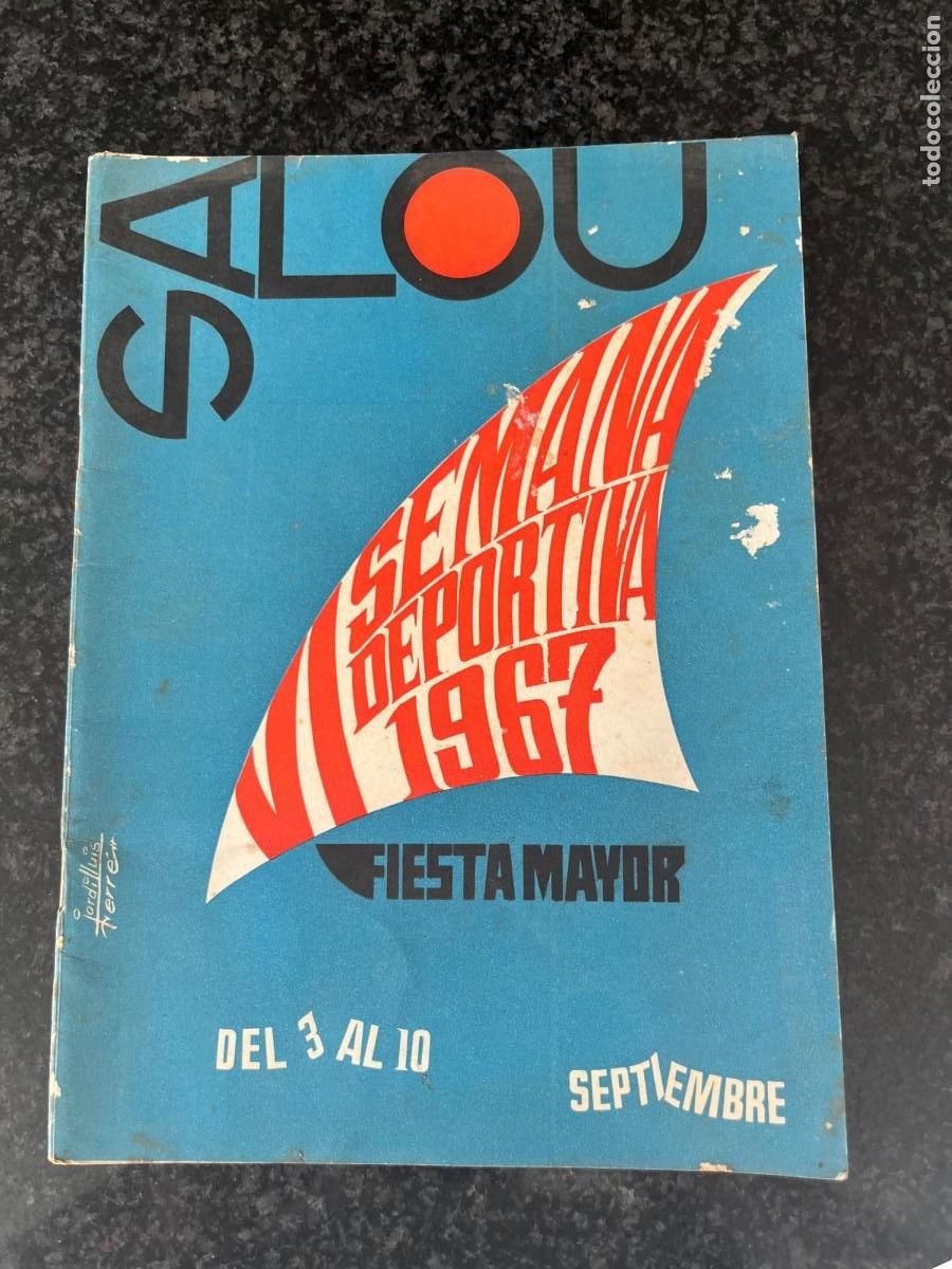 Coleccionismo: semana deportiva fiesta mayor Salou Tarragona 1967